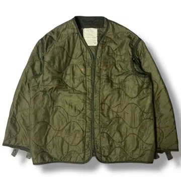 80s 90s 미군 실물 M65 퀼팅 라이너 카키 구제 의류 army
