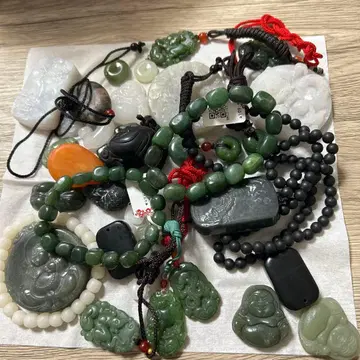 화전옥 목걸이 펜던트 컬렉션 40점