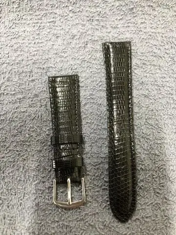 Mimosa 블랙 가죽 벨트 20mm