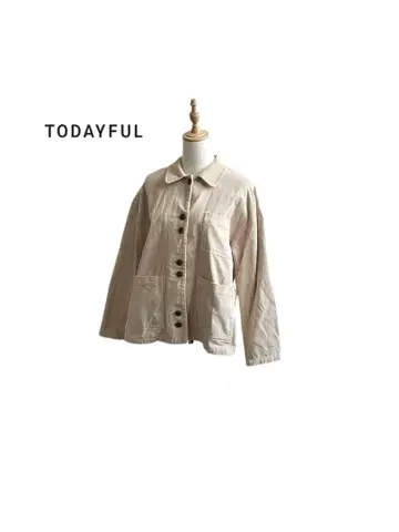 TODAYFUL 투데이풀 새틴 컬러 얇은 코듀로이 자켓
