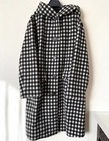 MACKINTOSH PHILOSOPHI 셰퍼드 체크 후디드 코트