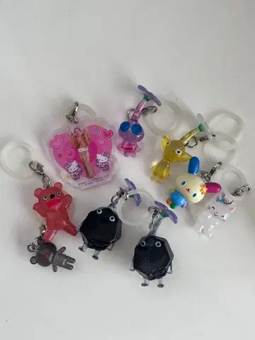 메지루시 액세서리 묶음 판매 우사하나 논탄 피크민