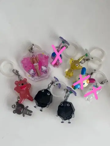 처분 예정 메지루시 액세서리 묶음 판매 논탄 피크민