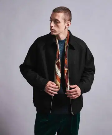 monkey time 리버 멜톤 집업 자켓