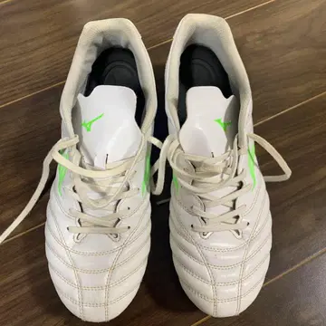 미즈노 축구화 화이트/그린