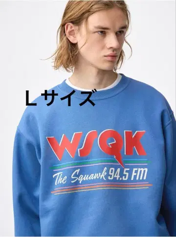 GU 기묘한 이야기 WSQK 헤비 웨이트 맨투맨 풀오버 L