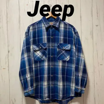 Jeep 지프 플란넬 셔츠 L 사이즈