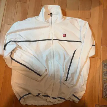 Wilson 스트라이프 나일론 자켓