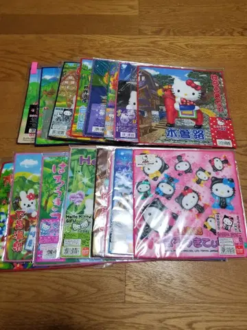 헬로키티 기후 한정 지역 한정 지방 한정 미니 타월 17개 세트