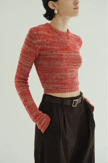 CLANE COTTON SHORT KNIT TOPS