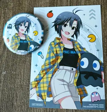 아이돌 마스터 키쿠치 마코토 트레이딩 캔뱃지 엽서