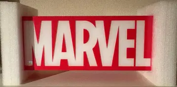 핫토이즈 라이트 박스 MARVEL 로고 보통 사이즈 10주년