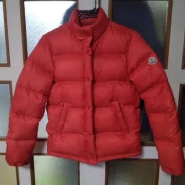 MONCLER 레드 다운 자켓 00 사이즈