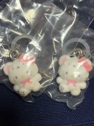 헬로키티 2개 메지루시 액세서리 ~푹신푹신 스노우~