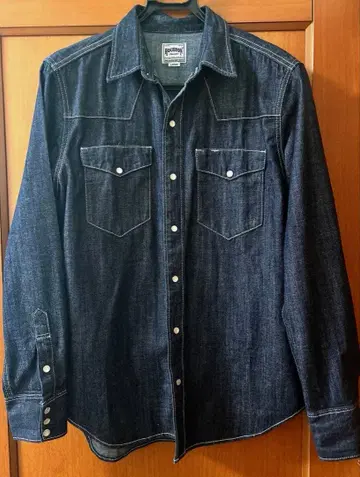 [HUSTON] USA 코튼 데님 웨스턴 셔츠