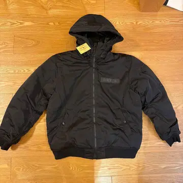 AVIREX 후드 부착 자켓 XL 블랙