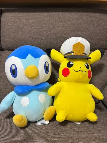 팽도리와 피카츄 봉제 인형 세트