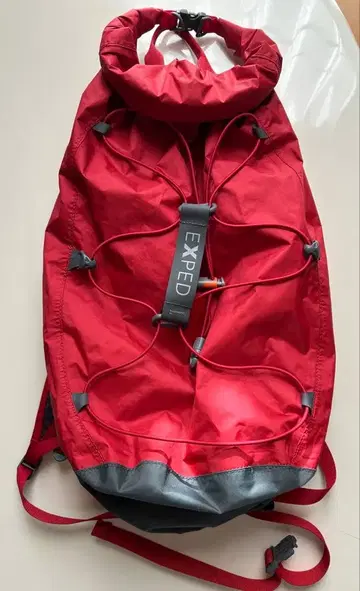 EXPED Cloudburst25 레드 방수 백팩 자크 25L