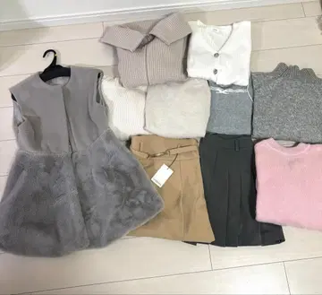 [ 총액 4만 엔 초과 ] 겨울 의류 모음 10점 여성용