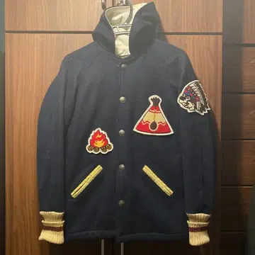 스쿠컴 비버 별주 스타디움 점퍼 네이비 S 사이즈 여성용