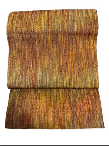 나고야 오비 세로 줄무늬 오렌지 계열