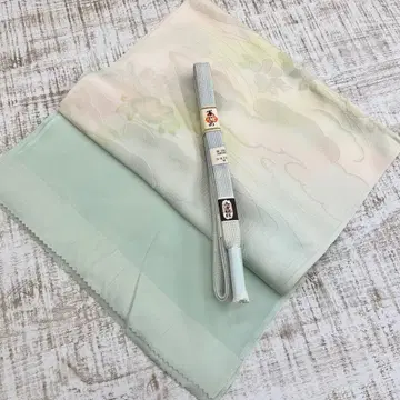 미사용 보관품 오비 장식 천 허리띠 세트