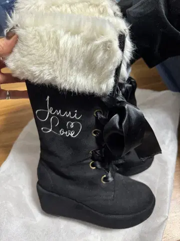 제이미 퍼 롱 부츠 20cm