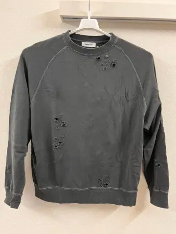 monkeytime BEAUTY&YOUTH 데미지 가공 맨투맨