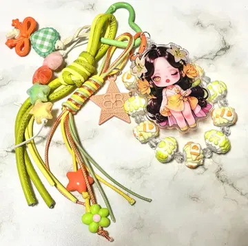 SKULLPANDA 아크릴 키링 스트랩