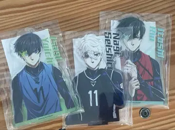 블루 록 아크릴 스탠드 나기 이사기 린 새상품/미사용