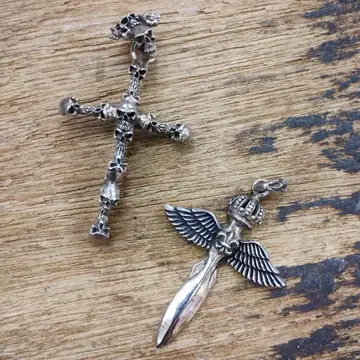 가장 멋진 펜던트 탑 2개 세트 실버 참 묶음 판매