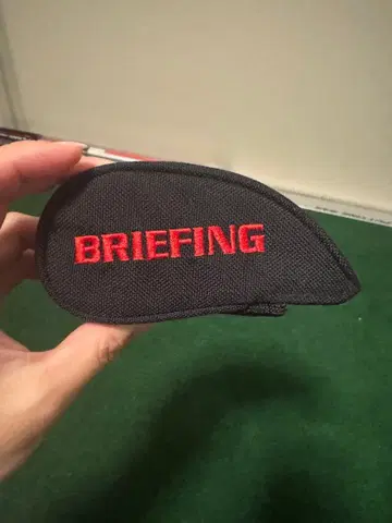 BRIEFING 아이언용 골프헤드커버 블랙