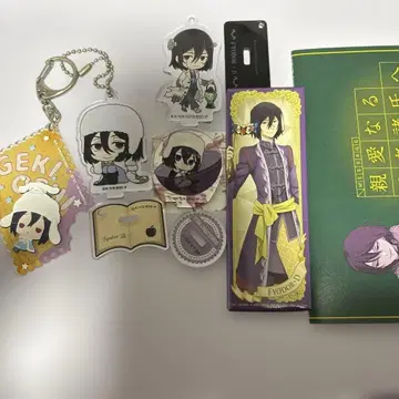 문호 스트레이독스 효도르 D 아크릴 스탠드 캔뱃지