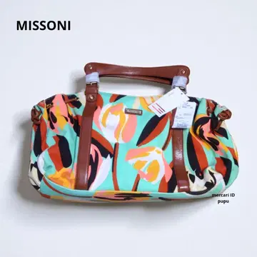 [ 택 포함 새상품 ] MISSONI 미쏘니 보스턴 백 정가 25000엔