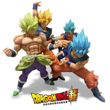 드래곤볼 피규어 세트 4체 세트 초사이어인 블루 브로리