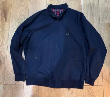 네이비 집업 크로커다일 구제 의류 스윙탑 짧은 기장