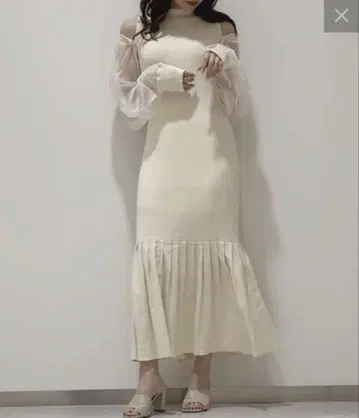 [ one after another ] 볼레로 니트 원피스