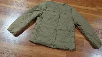 무인양품 노카라 다운 자켓 포켓터블 XL