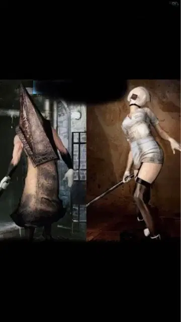 사일런트 힐 2 레드 피라미드 싱 버블 헤드 간호사 피규어