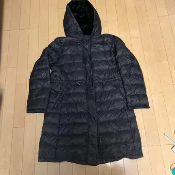 [ 새상품 ] Do CLASSE 후드 부착 블랙 다운 코트 XL