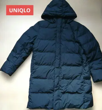 UNIQLO 방수 다운 자켓 남성용 XL 후드 탈부착 5 포켓 블랙
