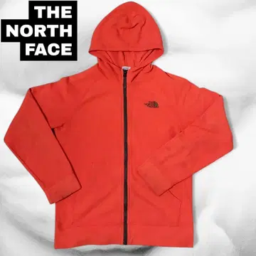 THE NORTH FACE 오렌지 풀 집업 후드티