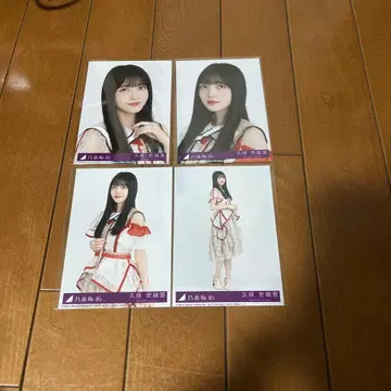 쿠보 시오리 노기자카46 비리야니 봉입 브로마이드 4종 컴프