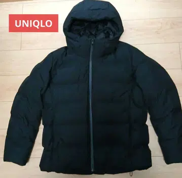 UNIQLO 블랙 다운 자켓 남성용 XL