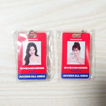 BABYMONSTER 회장 한정판 캡슐 토이 치키타 루카 2개 세트