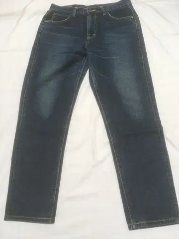 Lee 다크 블루 스트레이트 데님 M 사이즈