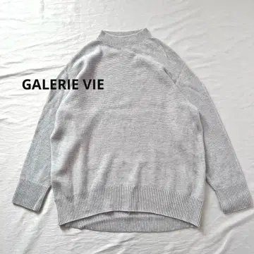 투모로우랜드 갤러리 바이 캐시미어 코튼 빌드넥 니트
