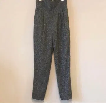 ECOIST 하이웨스트 팬츠 에고이스트 택 포함 새상품 트위드 턱 슬랙스