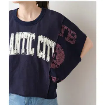 에신타 리메이크 맨투맨 네이비