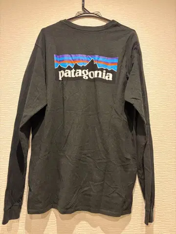 patagonia 다크 그레이 긴팔 티셔츠 L